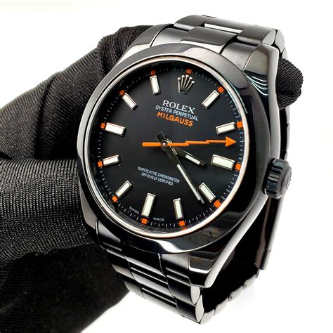 rolex pvd new|rolex milgauss 40mm.